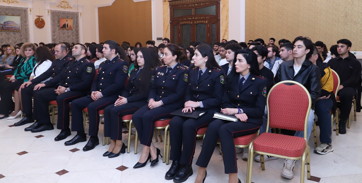 Nizami District Police Department Management Team Meets Khazar University Students